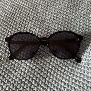 J Crew Retro Ombré Round Sunglasses - Black Blue AV876